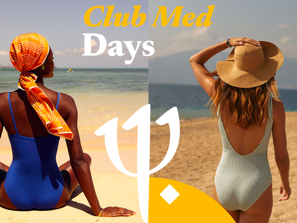 Club Med Days visual, zonnig strand, zonvakantie